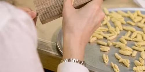 Fresh Cavatelli Pasta with Pesto in NYC