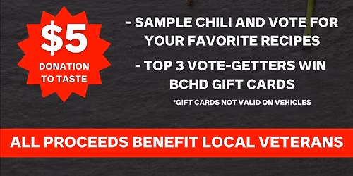 HOG Chapter Chili Cook-Off For Veterans