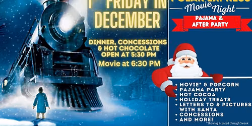 2026 Polar Express Movie Night Pajama & After Party