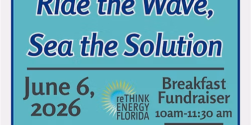 Rethink Energy Florida Fundraising Breakfast