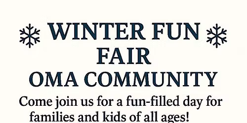 OMA Cambridge Winter Family Fest!