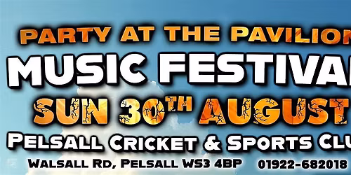 Pelsall CC Party at the Pavilion