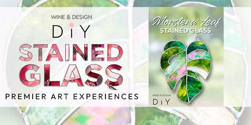 Stained Glass Workshop! Monstera Leaf