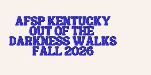 Out of the Darkness Walk - Louisville