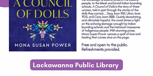 Community Book Club: A Council of Dolls by Mona Susan Powers