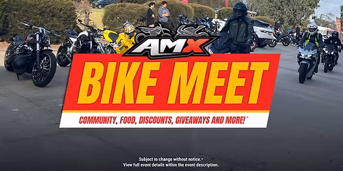 AMX Bendigo Bike Meet - Sat March 28th - 11am-1pm