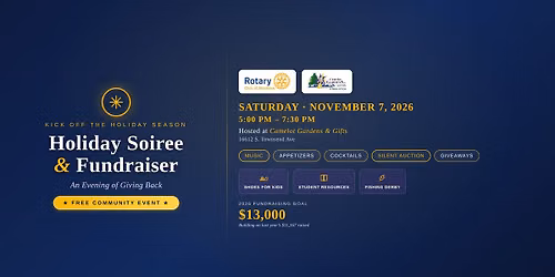 MONTROSE ROTARY CLUB HOLIDAY SOIREE & FUNDRAISER!