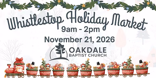 Whistlestop Holiday Market Vendor Fair