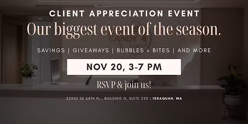 Client Appreciation Event
