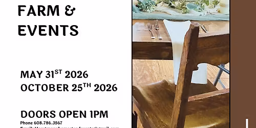 Wedding item rummage sale