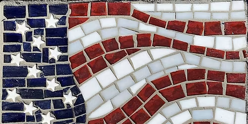 Create a Patriotic Mosaic Trivet for your 4th of July Cookout!