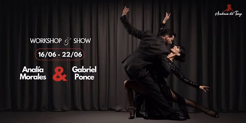 16 - 22 June - Anal\u00eda Morales & Gabriel Ponce - Workshop & Show 