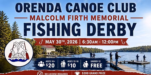Annual Malcolm Firth Memorial Fishing Derby 2026