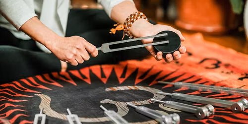 USA, Santa Fe, New Mexico - Sound Healing With Tuning Forks