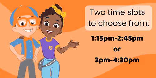 Blippi & Meekah Character Experience at Little Valley Play Cafe