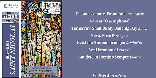 Britten St Nicolas - in collaboration with Berkshire Music Trust and Hertfordshire Music Service