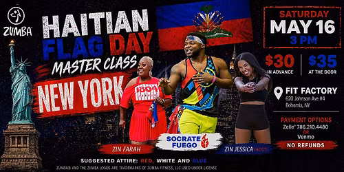 Haitian Flag Day Zumba Masterclass