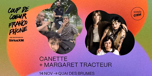 CANETTE + MARGARET TRACTEUR | CCF25
