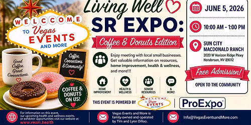 Living Well Sr Expo: Coffee & Donuts Edition 