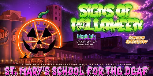 Signs of Halloween: A Free Four Week American Sign Language Series