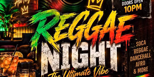 Reggae Night Monthly Event