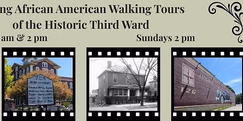 Spring African American Walking Tours of the Third Ward