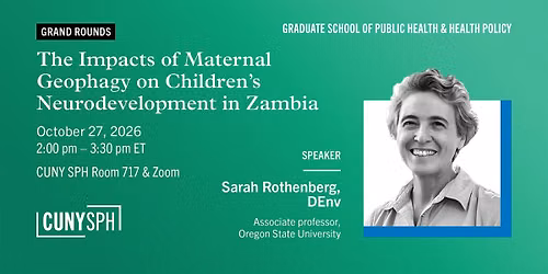 The Impacts of Maternal Geophagy on Children\u2019s Neurodevelopment in Zambia