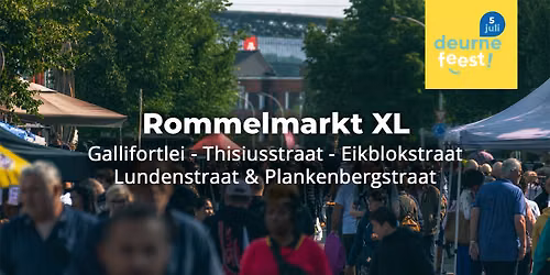 \ud83c\udf89 DEURNE FEEST 2026: Rommelmarkt XL