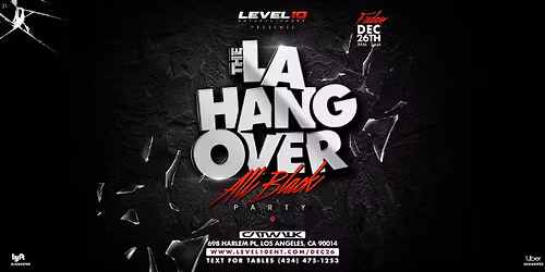 The LA Hangover: All Black Party