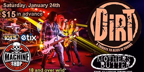 ALICE IN CHAINS & CLUTCH tributes at The Machine Shop