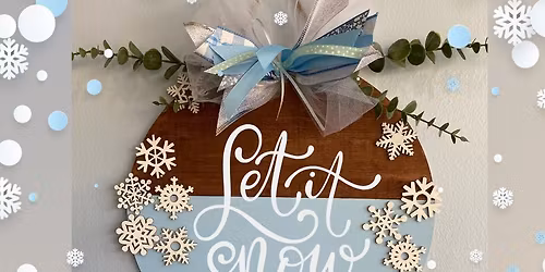 Winter Door Hanger Workshop