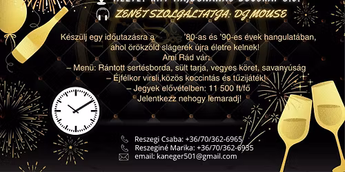 \ud83c\udf89 RETRO SZILVESZTERI BULI \u2013 2025 \ud83c\udf89