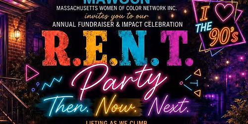 R.E.N.T Party: Then, Now, Next.