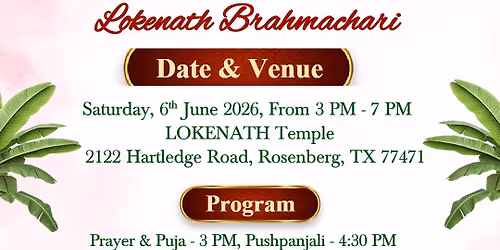 Lord Lokenath's 136th Tirodhan Divash Celebration 