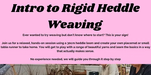 Intro to Rigid Heddle Weaving