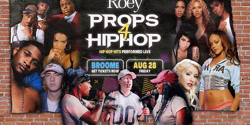 LIVE! Old Skool Hip Hop and R&B party @ The Roey Oasis, BROOME