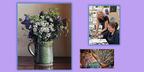 Learn To Draw and Paint! Beginners' Art Classes : Wildflowers Still Life
