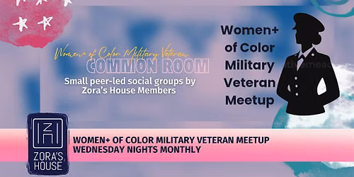 Common Room: Women+ of Color Military Veteran Meetup