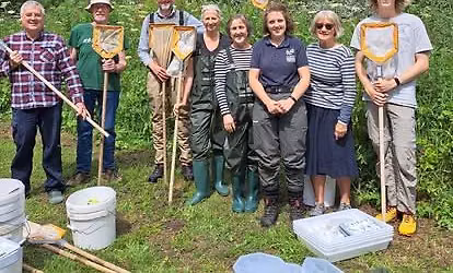 Dreel Burn: Riverfly Monitoring Initiative training