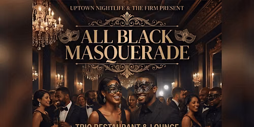 THE ALL BLACK MASQUERADE * AT TRIO LOUNGE * FT. THE LB&C BAND * 11\/28