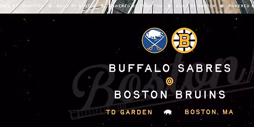 Boston Bruins at Buffalo Sabres at KeyBank Center