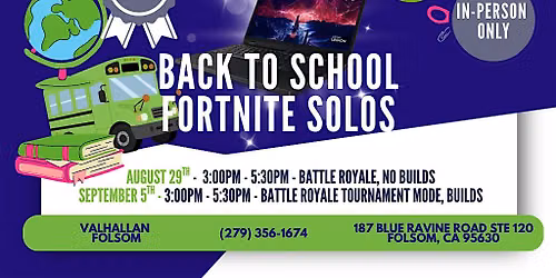 Back to School Fortnite Tournaments - Win a Lenovo Gaming Laptop