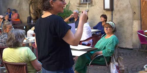 Caf\u00e9-dessinatoire avec Elisabeth Deletang