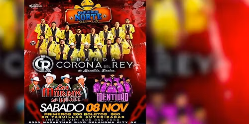 BANDA CORONA DEL REY, LOS MORROS DEL NORTE & MAS