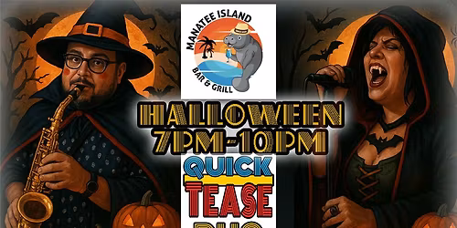 Quick Tease (of QuickFix Band) at Manatee Island Halloween Night