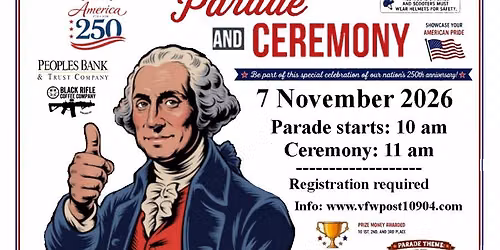 7th Annual, Veterans Day Parade and Ceremony