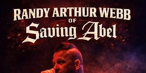 SAVING ABEL lead man, RANDY ARTHUR WEBB, Live at Tipsy Teeze
