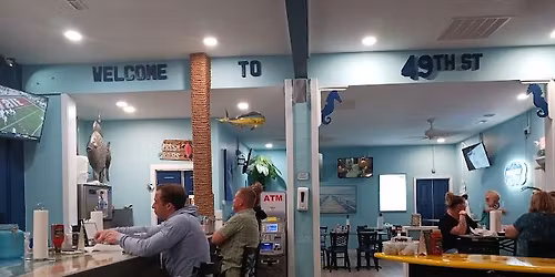 It's Music Bingo Night at 49th Street Grill, Bar, & Patio  (in Oak Island, NC)!