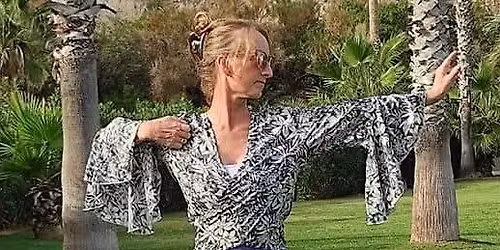 Qigong \/ Tai Chi in the beautiful greenhouse gardens at Oldroyds Corner, Woodmansey