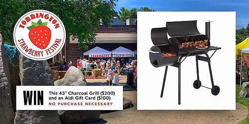FREE DOOR PRIZE TICKET $200 Charcoal Grill + $100 Aldi Gift Card Give-A-Way